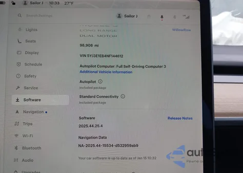 2022 Tesla Model 3 Long Range Dual Motor All-Wheel Drive from USA, damaged, VIN 5YJ3E1EB4NF144612